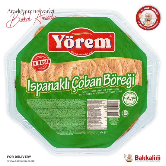 Yörem 750 Gr Ispanaklı Çoban Böreği - 4260467596829 - Turkish Online Market Europa
