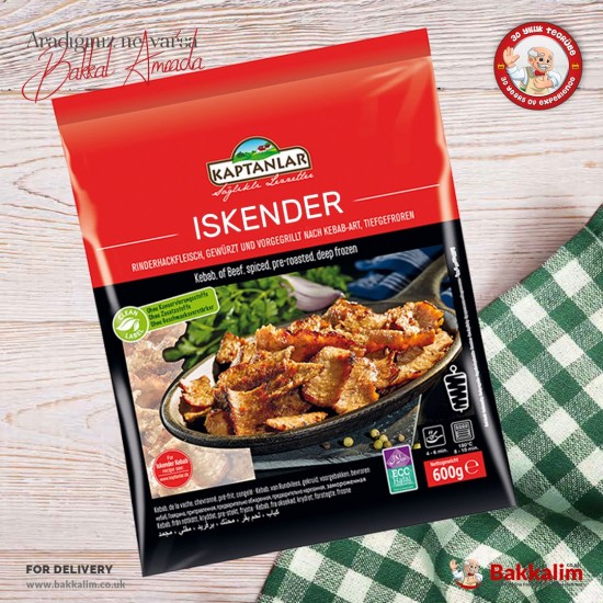 Kaptanlar Iskender Kebeb 600 G of Beef Deep Frozen - 5908521327727 - Turkish Online Market Europa