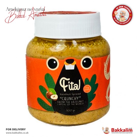 Fital 300 G Crunchy Hazelnut Spread - 8680690053269 - Turkish Online Market Europa