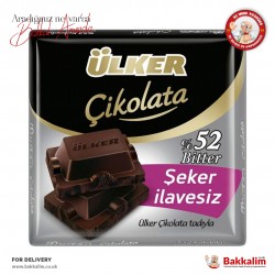Ülker 60 Gr %52 Bitter Çikolata Şeker İlavesiz