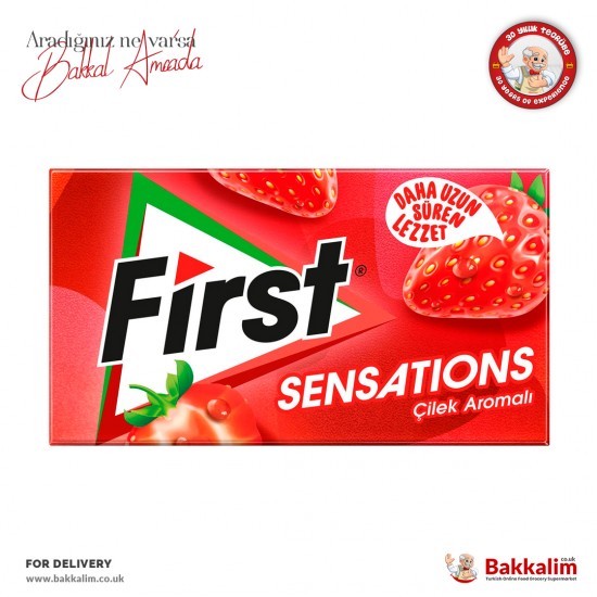 First Sensations 27 G Strawberry Flavored Chewing Gum - 8690524164931 - Turkish Online Market Europa