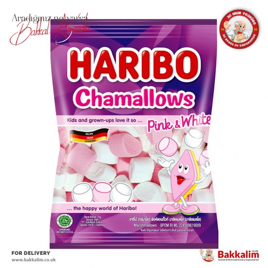 Haribo 70 Gr Chamallows Pembe Ve Beyaz - 8691216014909 - Turkish Online Market Europa