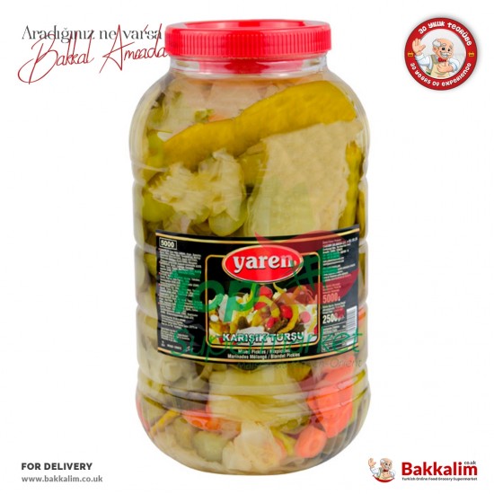 Yaren 5000 G Mixed Pickles - 8691804001014 - Turkish Online Market Europa