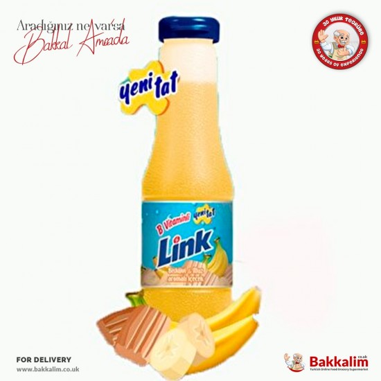 Link 200 ml Banana Flavored Drink - 8697520472596 - Turkish Online Market Europa