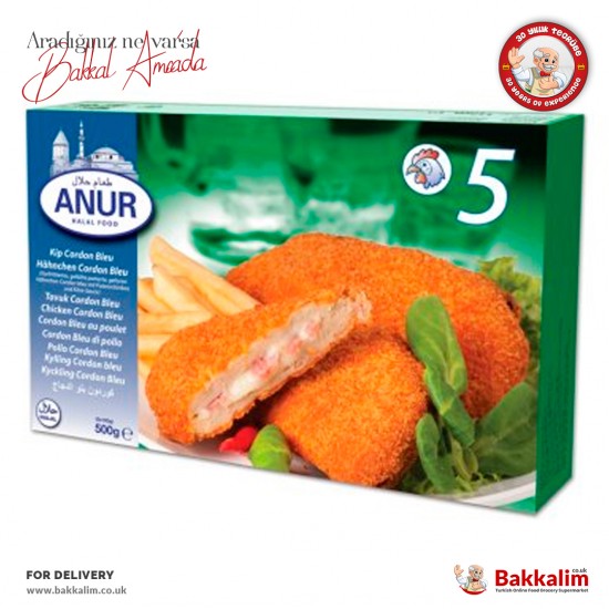 Anur 500 G Chicken Cordon Bleu - 8716221800894 - Turkish Online Market Europa